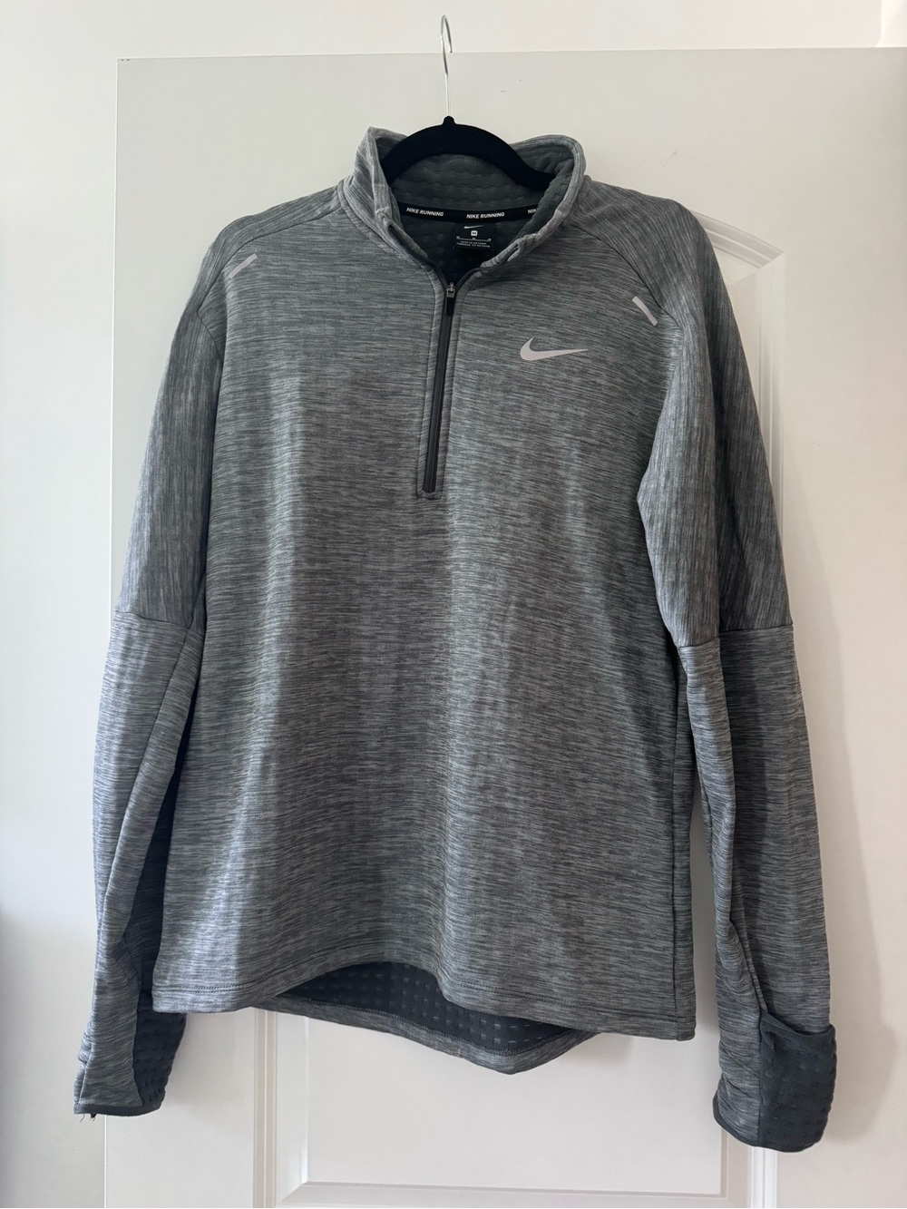 Nike Running Gray Half-Zip Pullover